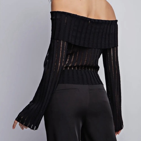 EERIKA SHEER KNIT TOP - Picture 3 of 3